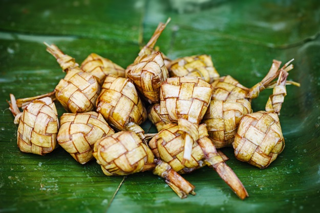 Ketupat - traditional eastern dish